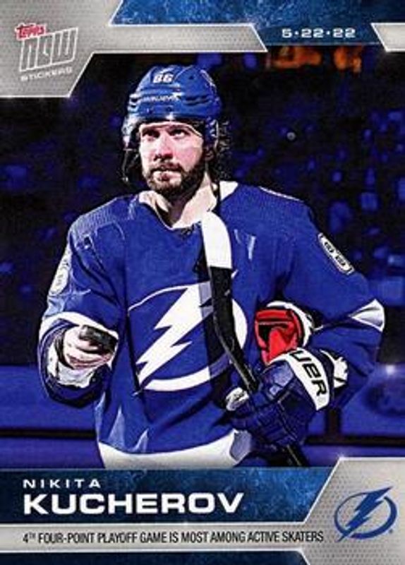 2021 Topps NOW NHL Stickers #492 Base