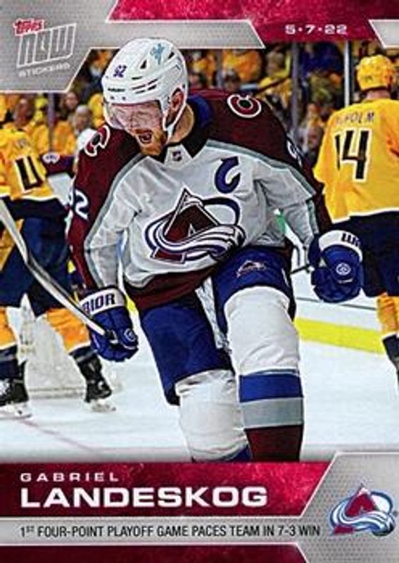 2021 Topps NOW NHL Stickers #456 Base