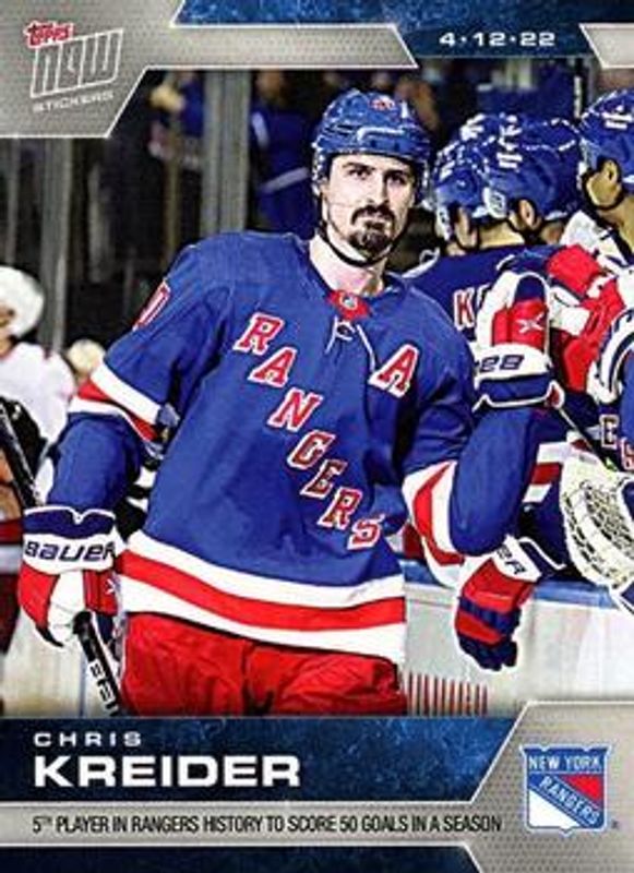 2021 Topps NOW NHL Stickers #393 Base