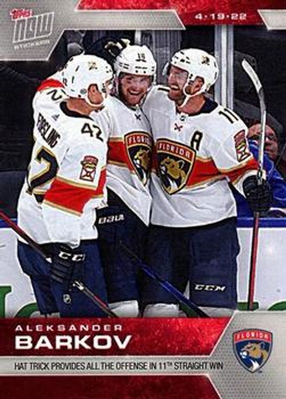 2021 Topps NOW NHL Stickers #414 Base