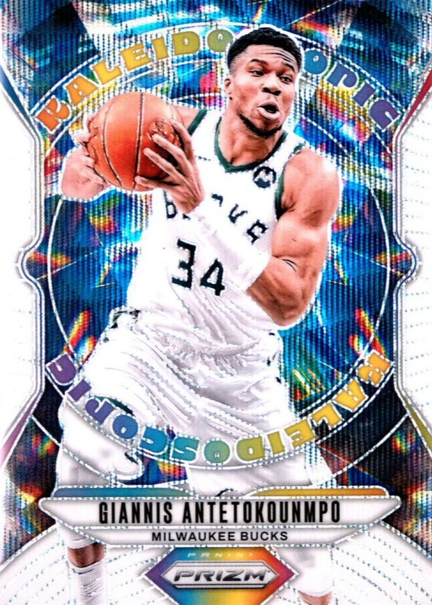 Giannis Antetokounmpo 2024 Prizm #11 Kaleidoscopic - White Wave
