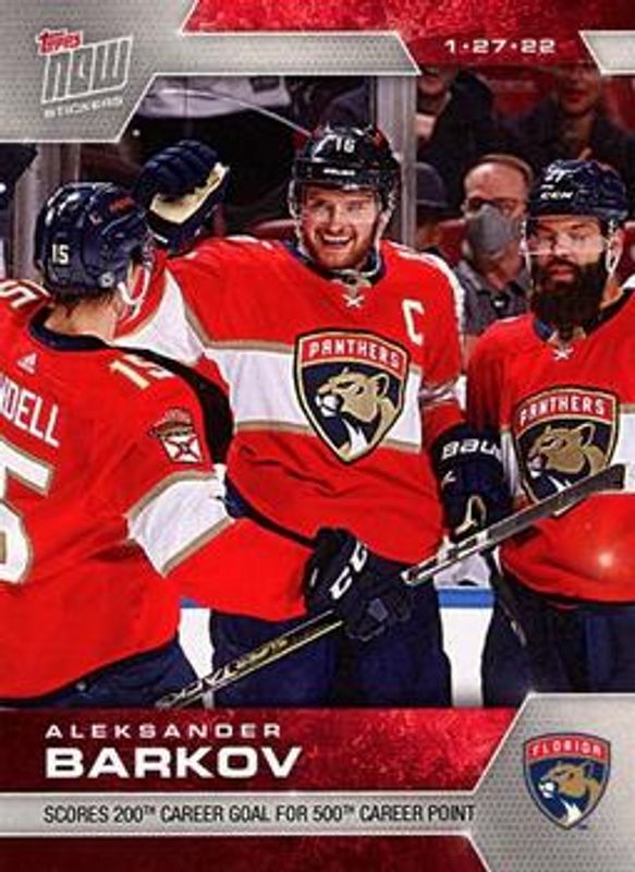 2021 Topps NOW NHL Stickers #257 Base