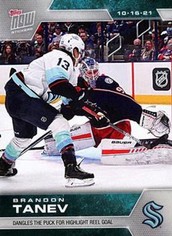 2021 Topps NOW NHL Stickers #21 Base