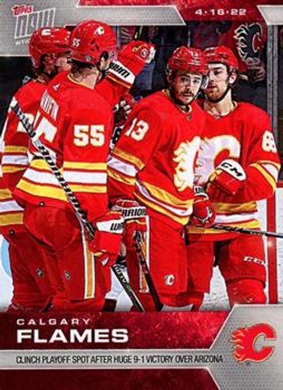2021 Topps NOW NHL Stickers #408 Base