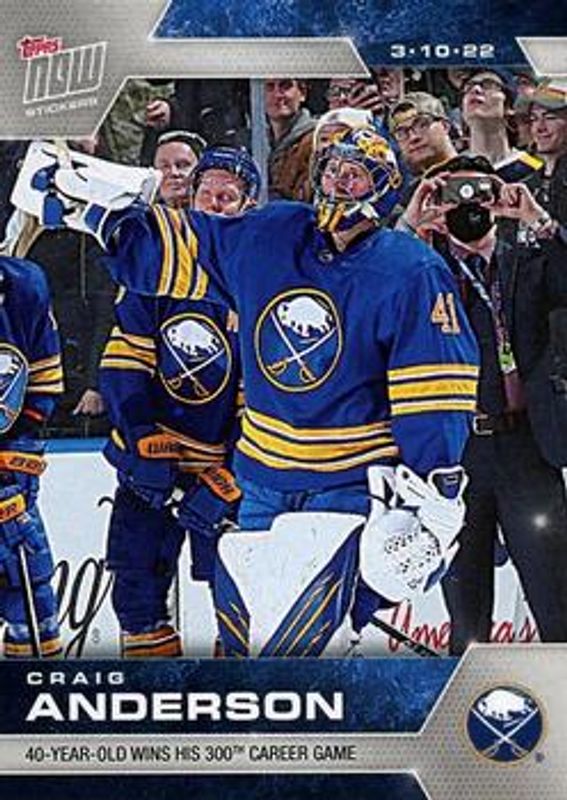 2021 Topps NOW NHL Stickers #332 Base