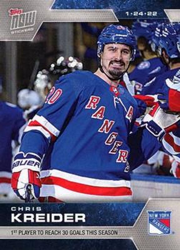 2021 Topps NOW NHL Stickers #239 Base