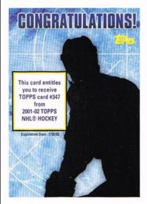 2001 Topps Rookie Redemptions