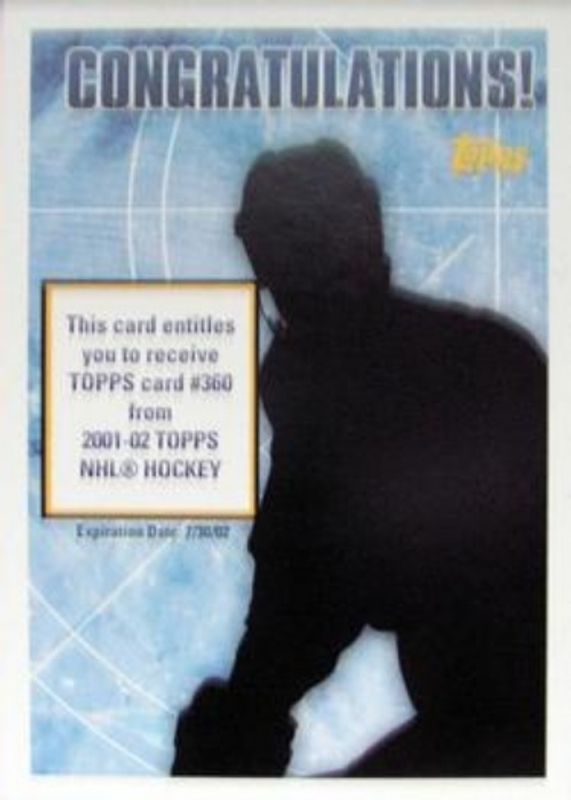 2001 Topps Rookie Redemptions