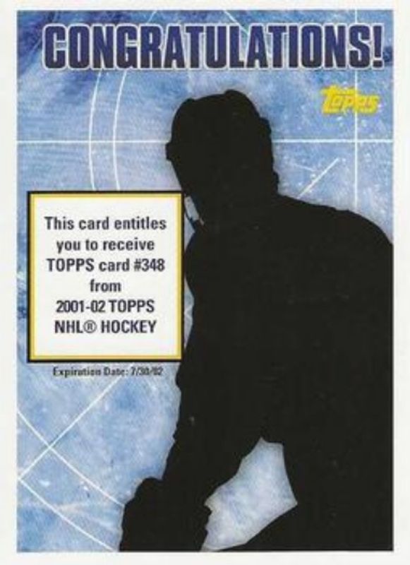 2001 Topps Rookie Redemptions