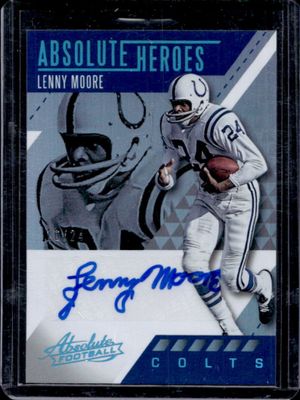 2017 Absolute #AHA-LM Absolute Heroes Autographs - Jersey Number /21