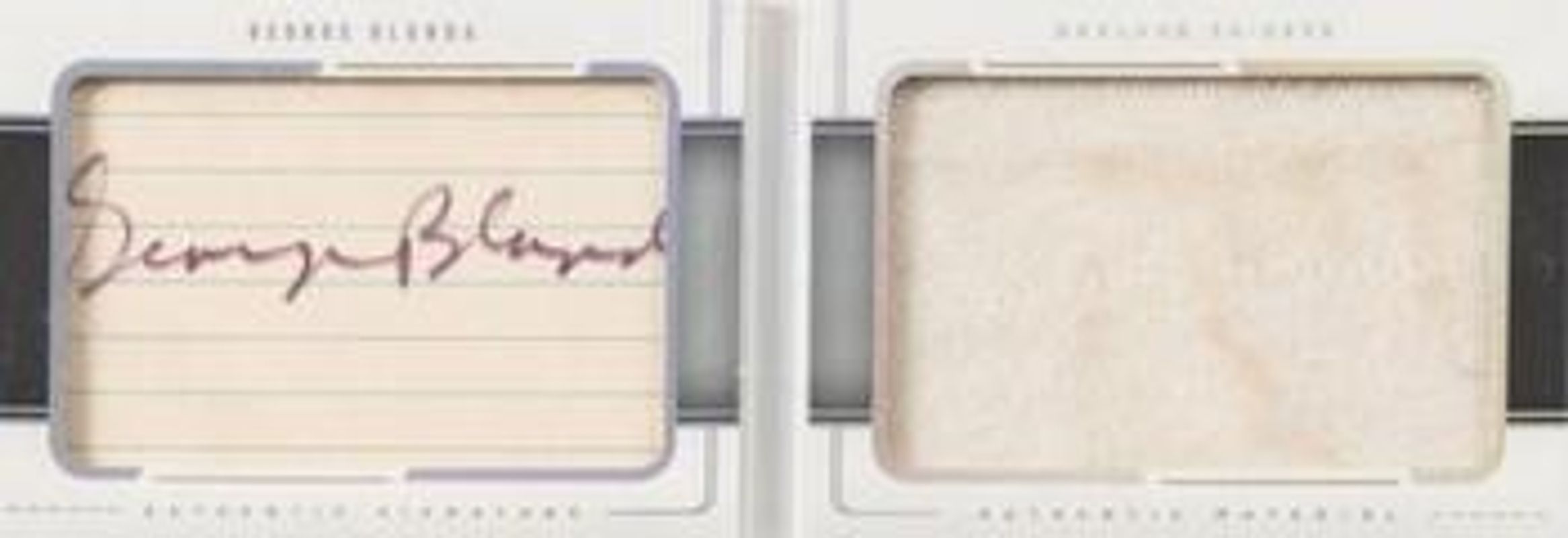 2017 Certified Cuts #CM-GB Cut Memorabilia Booklet /1