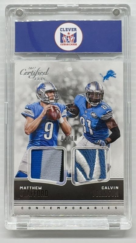 2017 Certified Cuts #3 Contemporaries Dual Memorabilia - Silver /10