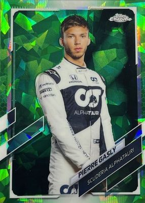 2021 Topps Chrome Formula 1 Sapphire Edition #13 Green /75