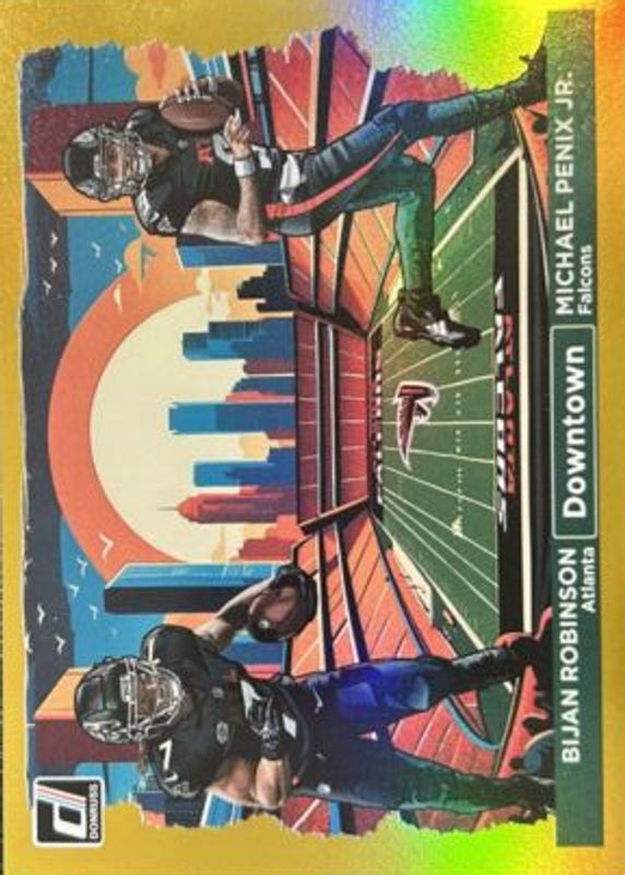 2024 Donruss #12 Downtown Horizontal - Gold /10