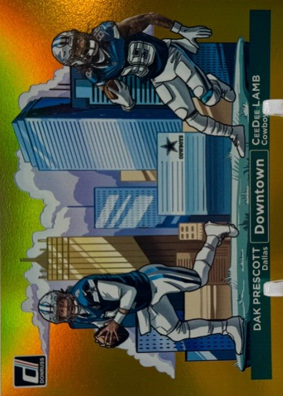 CeeDee Lamb / Dak Prescott 2024 Donruss #8 Downtown Horizontal