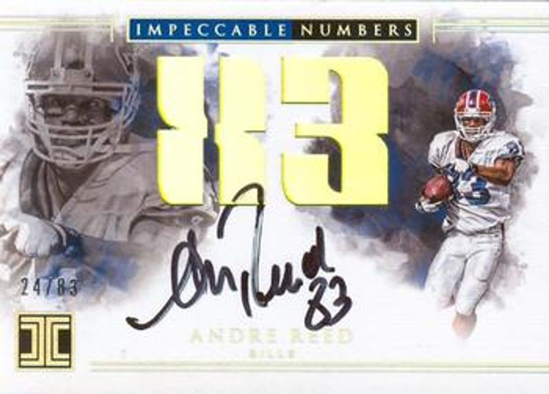 2017 Impeccable #IJN-AR Impeccable Jersey Number Autographs /63