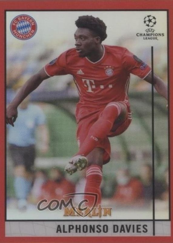 2020 Topps Merlin Chrome UEFA Champions League #33 Red Refractor /10
