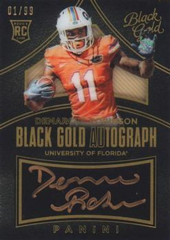 2016 Black Gold Collegiate #128 FB Autographs /99