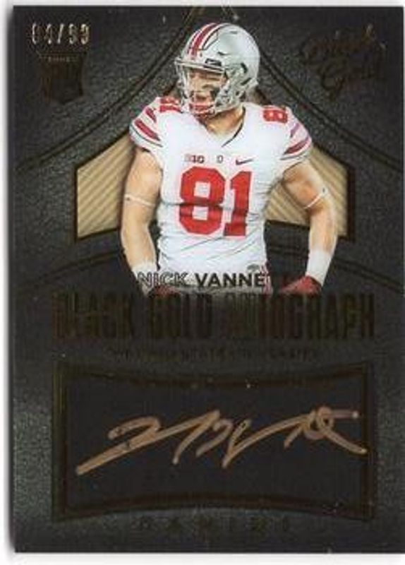 2016 Black Gold Collegiate #131 FB Autographs /99