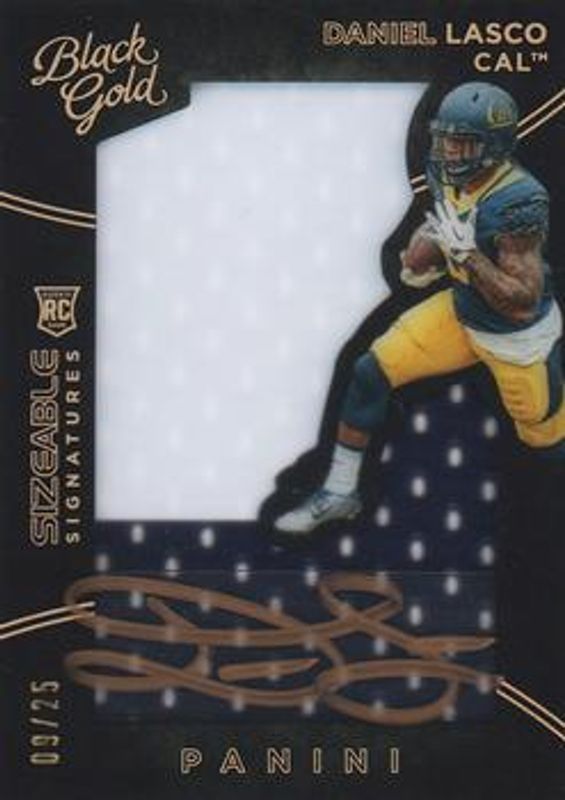 2016 Black Gold Collegiate #22 Sizeable Signatures Jerseys - Prime /5