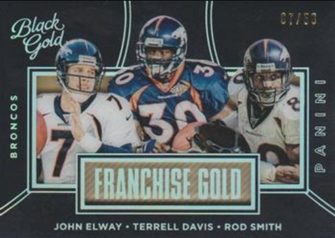 2016 Black Gold #FG7 Franchise Gold - Holo White Gold /50