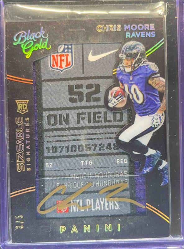 2016 Black Gold #98 Sizeable Signatures Rookie Tag /3