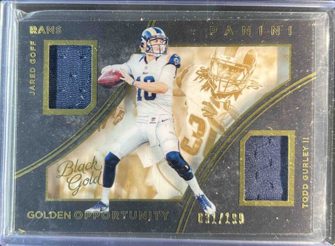 2016 Black Gold #GO1 Golden Opportunity Materials /199