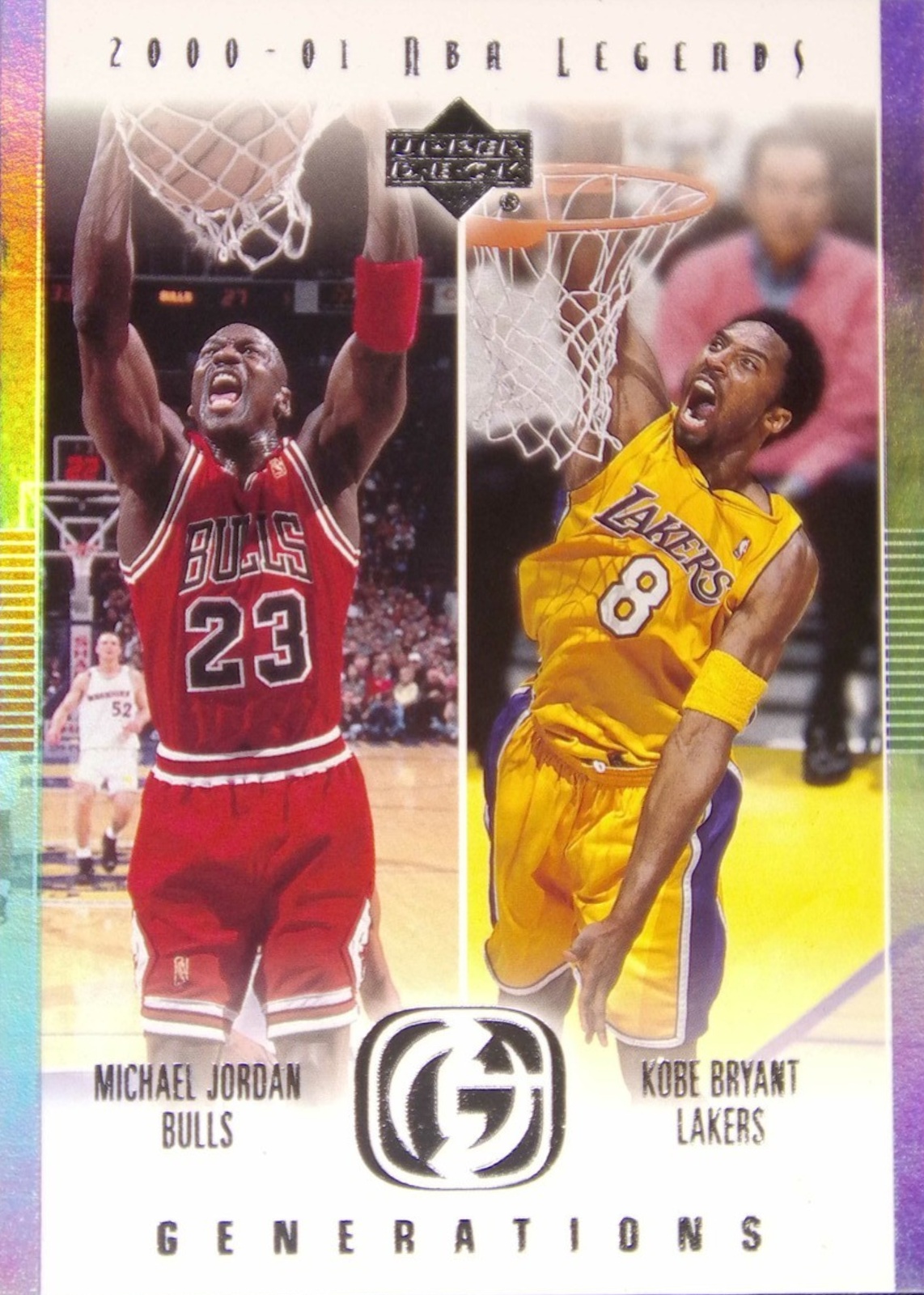 Michael Jordan 2000 Upper Deck Legends #G1 Generations (w/Kobe