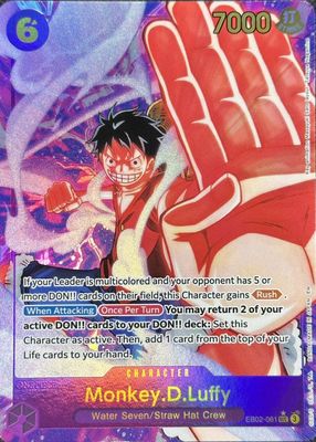 2025 Extra Booster: Anime 25th Collection #EB02-061 Secret Rare (Alternate Art)