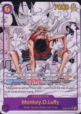 2025 Extra Booster: Anime 25th Collection #EB02-061 Secret Rare (Manga)
