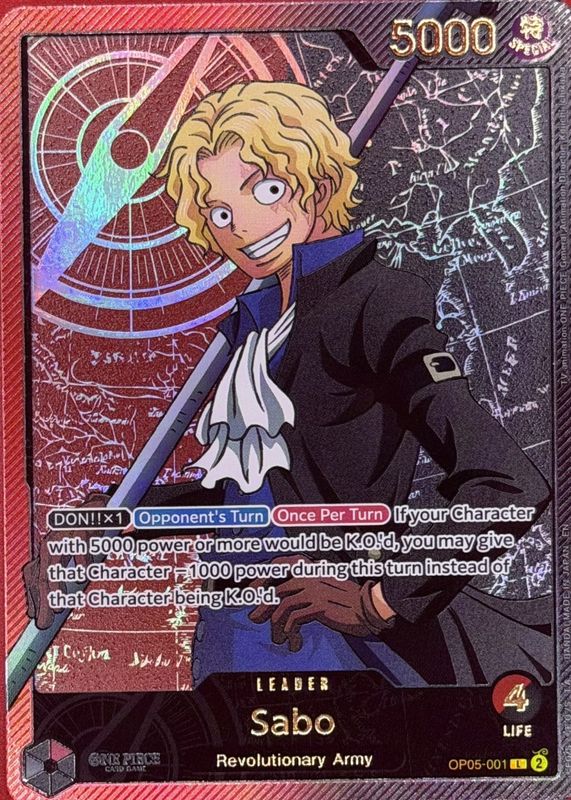 2025 Extra Booster: Anime 25th Collection #OP05-001 Leader (SP)