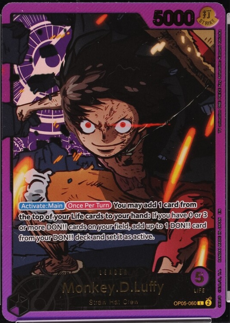 Monkey.D.Luffy 2025 Extra Booster: Anime 25th Collection #OP05-060