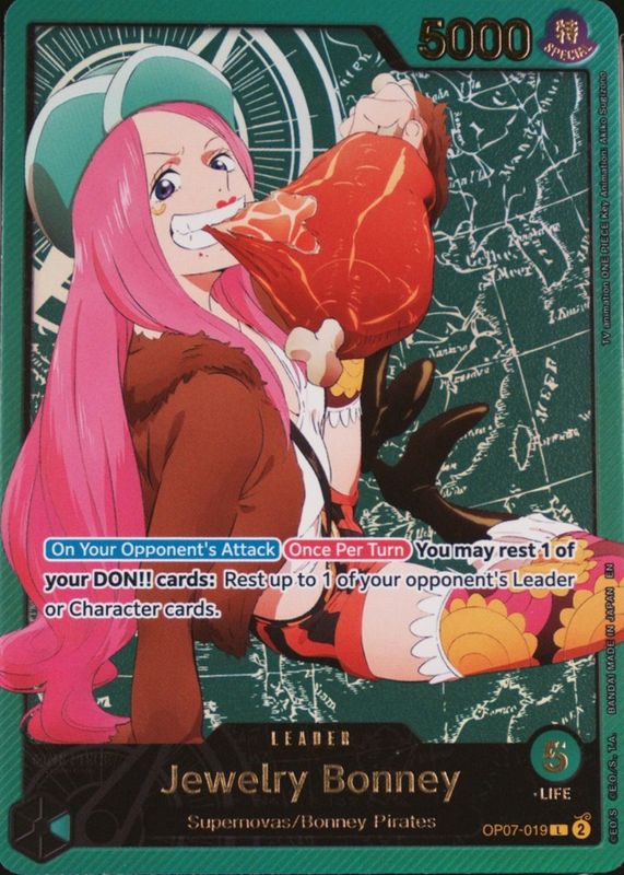 2025 Extra Booster: Anime 25th Collection #OP07-019 Leader (SP)