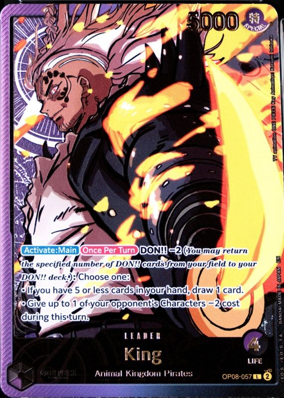 2025 Extra Booster: Anime 25th Collection #OP08-057 Leader (SP)