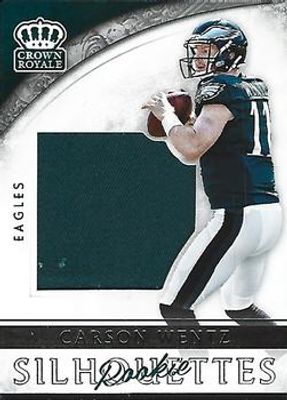 2016 Crown Royale #16 Jumbo Rookie Silhouettes Jerseys