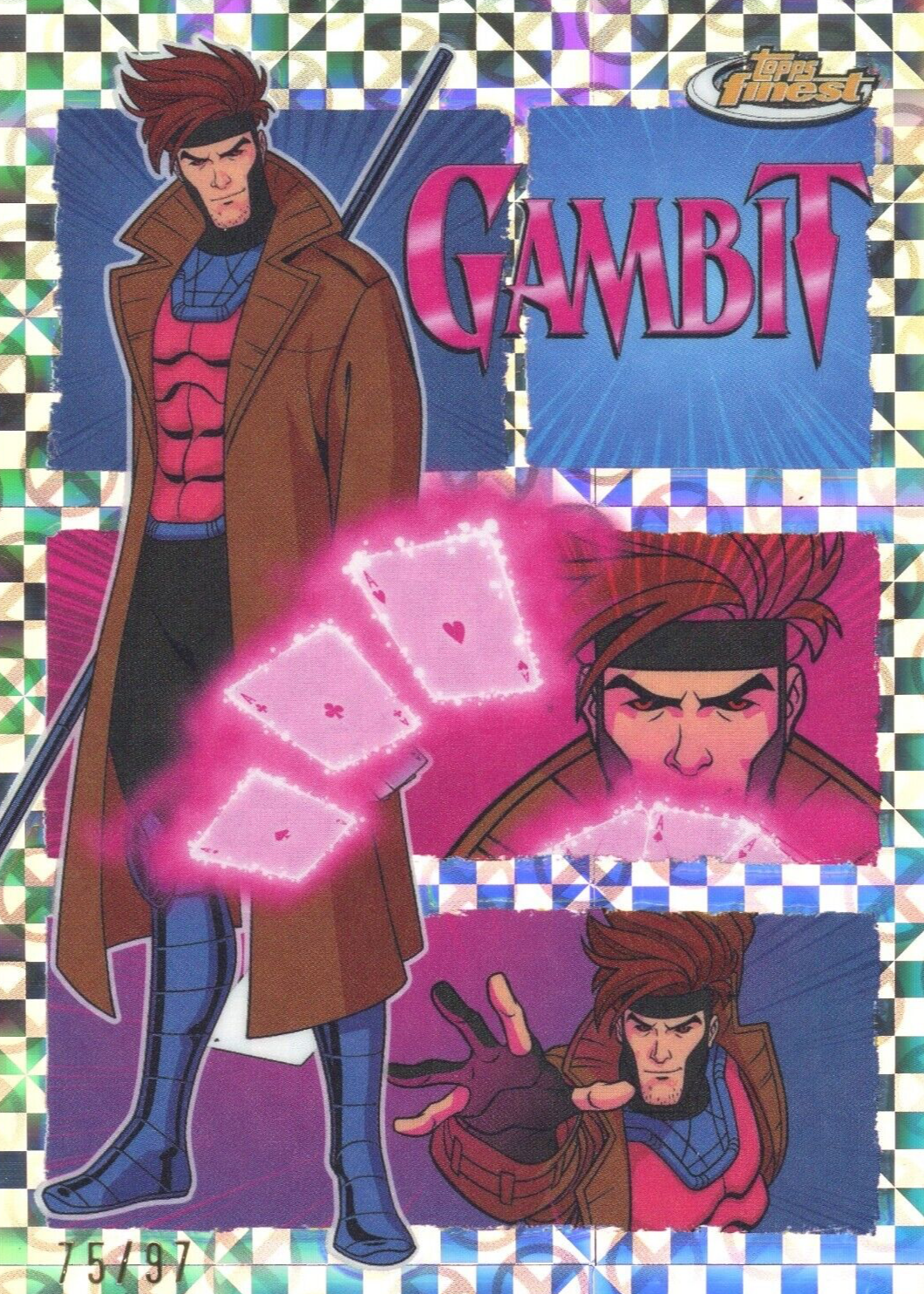 X-MENトランプ Gambit 2025 Topps Finest X-Men 97 #RI-7 Remember It - X