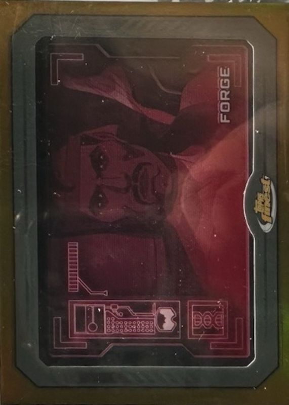 2025 Topps Finest X-Men 97 #SS-14 Sentinels Scan - Gold Refractor /50