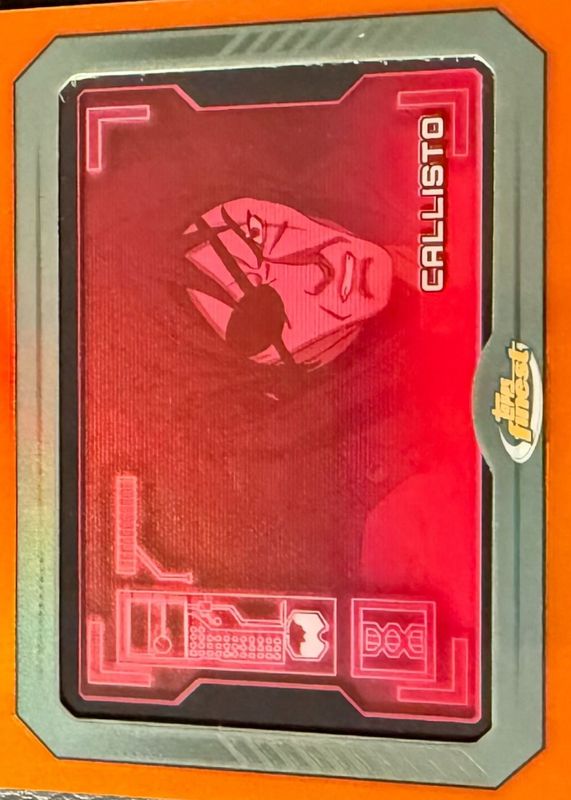 2025 Topps Finest X-Men 97 #SS-15 Sentinels Scan - Orange Refractor /25
