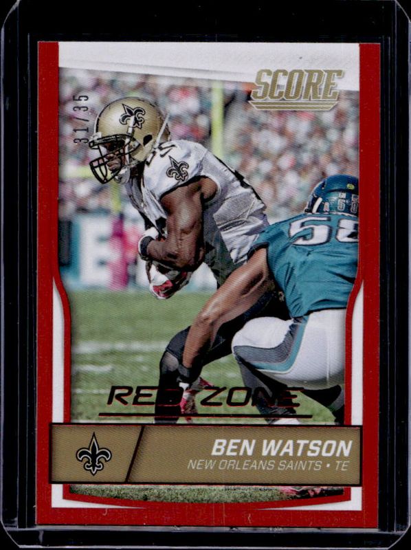 2016 Score #204 Jumbo Red Zone /35