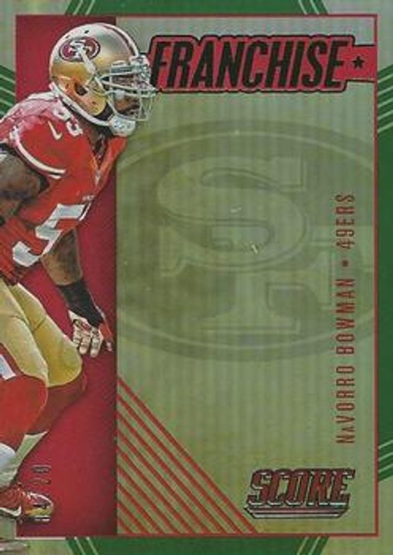 2016 Score #31 Franchise Jumbo - Green /20