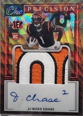 2021 One #307 Precision Rookie Patch Autographs - Gold (/10)
