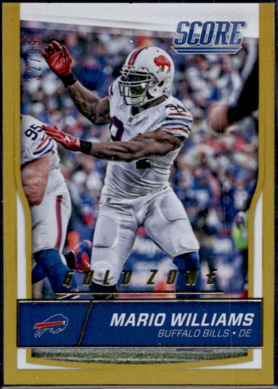 2016 Score #40 Jumbo Gold Zone /99