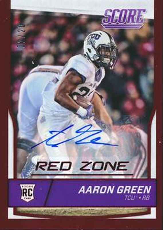 2016 Score #354 Rookie Signatures - Red Zone /20