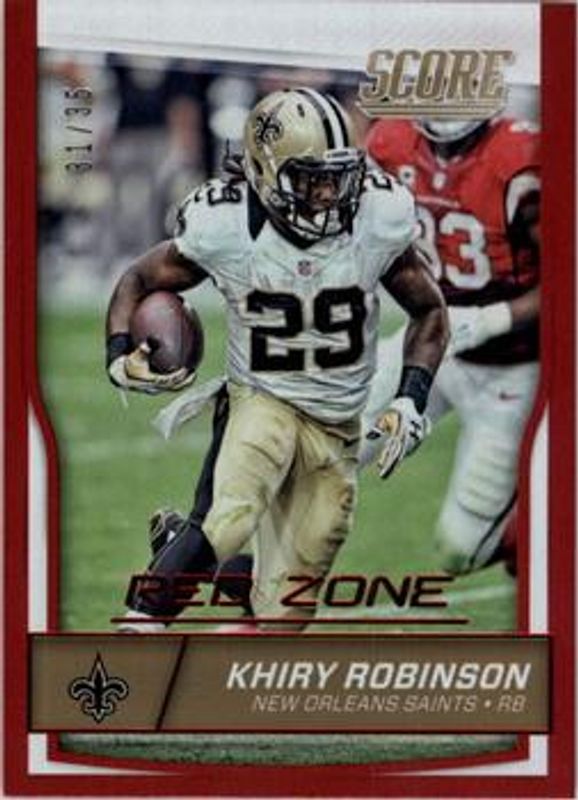 2016 Score #201 Jumbo Red Zone /35
