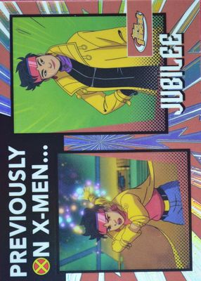 2025 Topps Finest X-Men 97 #PO-4 Previously On X-Men
