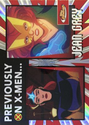 2025 Topps Finest X-Men 97 #PO-7 Previously On X-Men