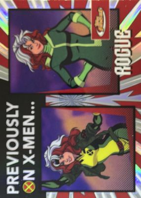 2025 Topps Finest X-Men 97 #PO-8 Previously On X-Men