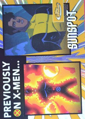 2025 Topps Finest X-Men 97 #PO-9 Previously On X-Men