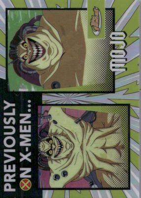 2025 Topps Finest X-Men 97 #PO-11 Previously On X-Men