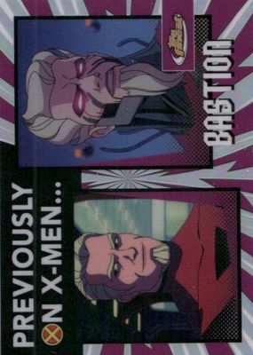 2025 Topps Finest X-Men 97 #PO-13 Previously On X-Men